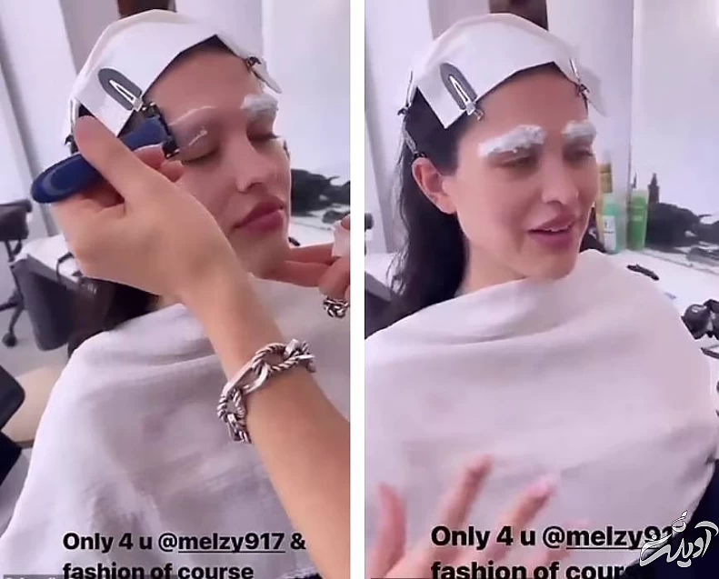 سلبریتی هایی که با سفید کردن ابروهای خود به جدیدترین مد ابرو روی آوردند